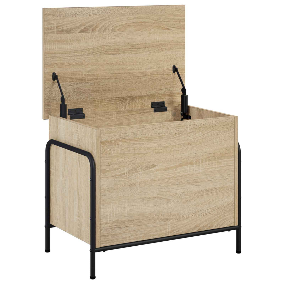 Opbevaringskasse Sonoma-eg 80 x 40 x 49,5 cm Konstrueret træ