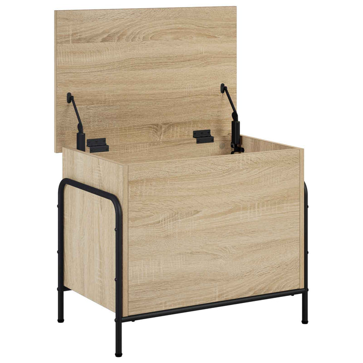 Opbevaringskasse Sonoma-eg 80 x 40 x 49,5 cm Konstrueret træ