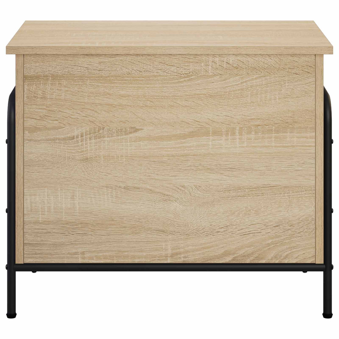 Opbevaringskasse Sonoma-eg 80 x 40 x 49,5 cm Konstrueret træ