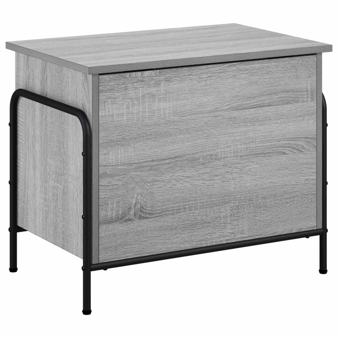 Opbevaringskasse Grå Sonoma 80 x 40 x 49,5 cm Konstrueret træ