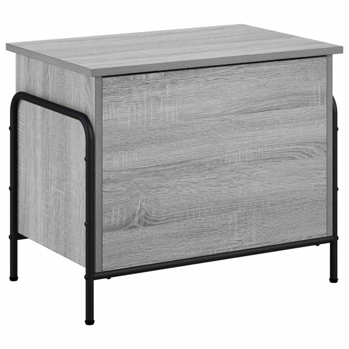 Opbevaringskasse Grå Sonoma 80 x 40 x 49,5 cm Konstrueret træ