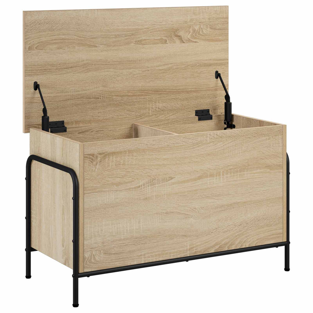 Opbevaringskasse Sonoma-eg 80 x 40 x 49,5 cm Konstrueret træ