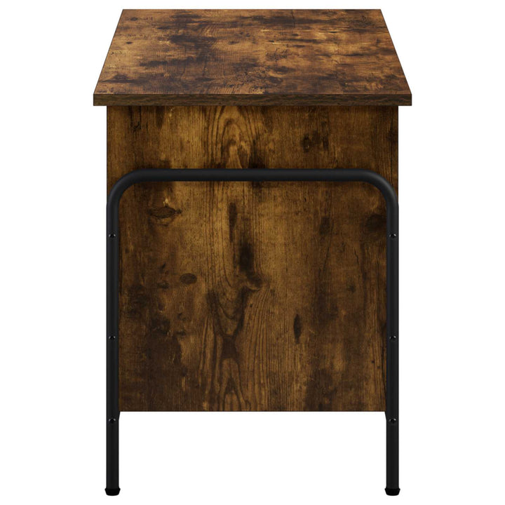 Opbevaringskasse Røget eg 80 x 40 x 49,5 cm Konstrueret træ