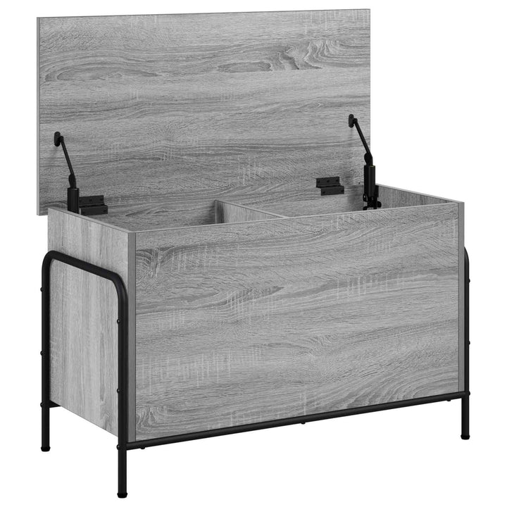Opbevaringskasse Grå Sonoma 80 x 40 x 49,5 cm Konstrueret træ