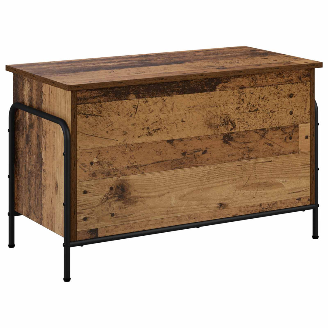 Opbevaringskasse Gammelt træ 80 x 40 x 49,5 cm Konstrueret træ