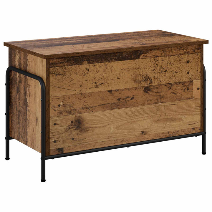Opbevaringskasse Gammelt træ 80 x 40 x 49,5 cm Konstrueret træ