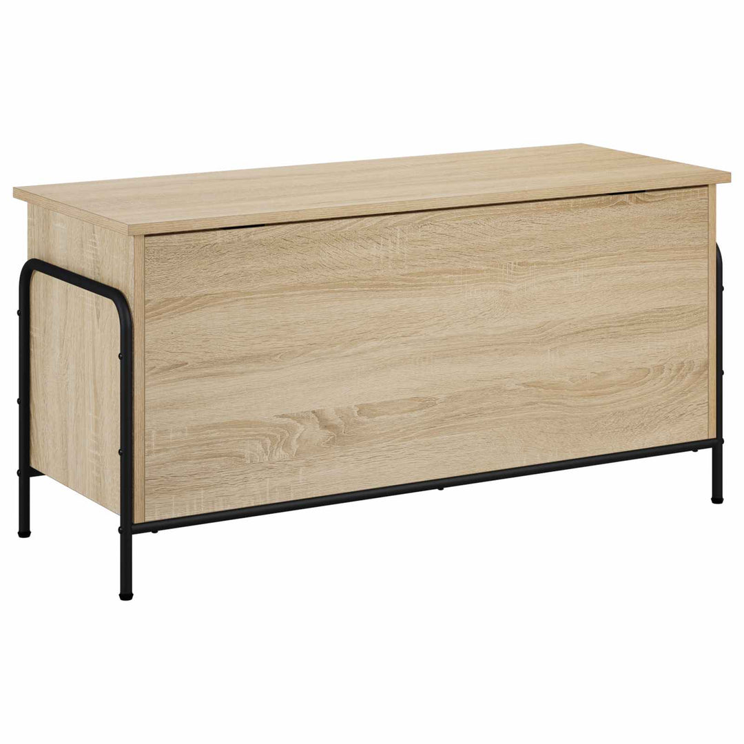 Opbevaringskasse Sonoma-eg 80 x 40 x 49,5 cm Konstrueret træ