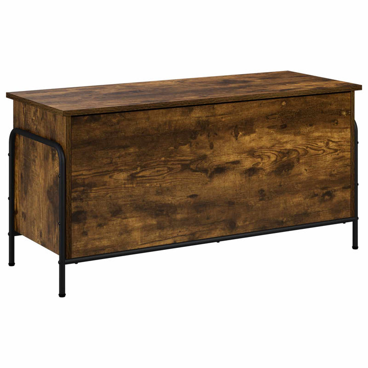 Opbevaringskasse Røget eg 80 x 40 x 49,5 cm Konstrueret træ