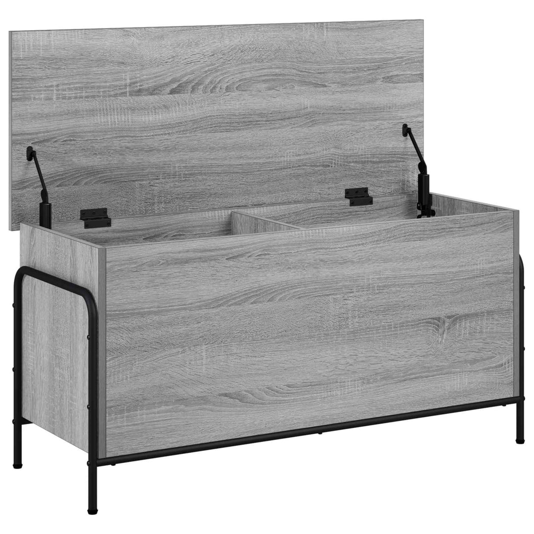 Opbevaringskasse Grå Sonoma 80 x 40 x 49,5 cm Konstrueret træ