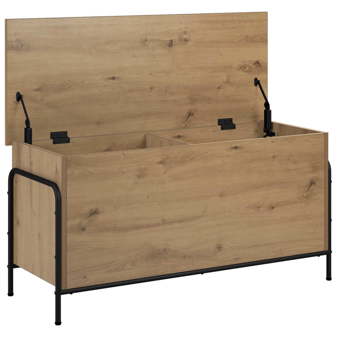Opbevaringskasse Artisan-eg 80 x 40 x 49,5 cm Konstrueret træ