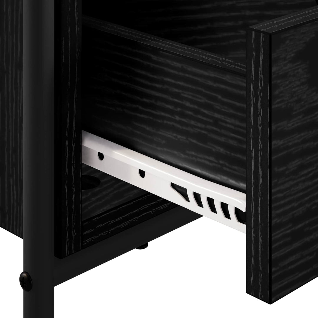 TV-skab 67,5 x 33 x 50 cm Sort eg Konstrueret træ