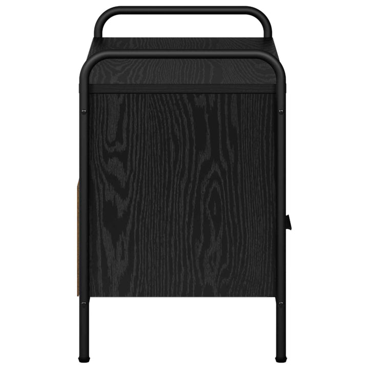 TV-skab 67,5 x 33 x 50 cm Sort eg Konstrueret træ