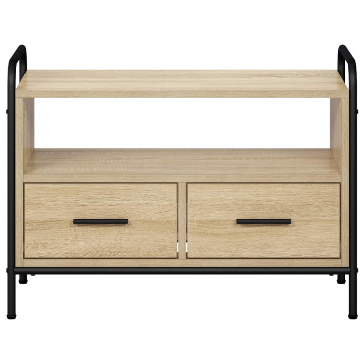 TV-skab 67,5 x 33 x 50 cm Sonoma-eg Konstrueret træ