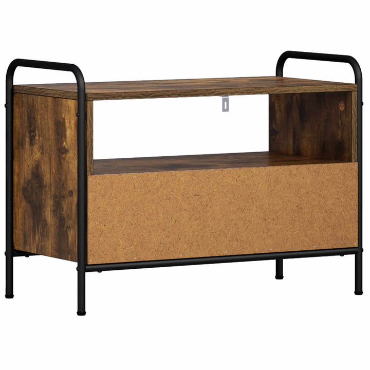 TV-skab 67,5 x 33 x 50 cm Røget eg Konstrueret træ