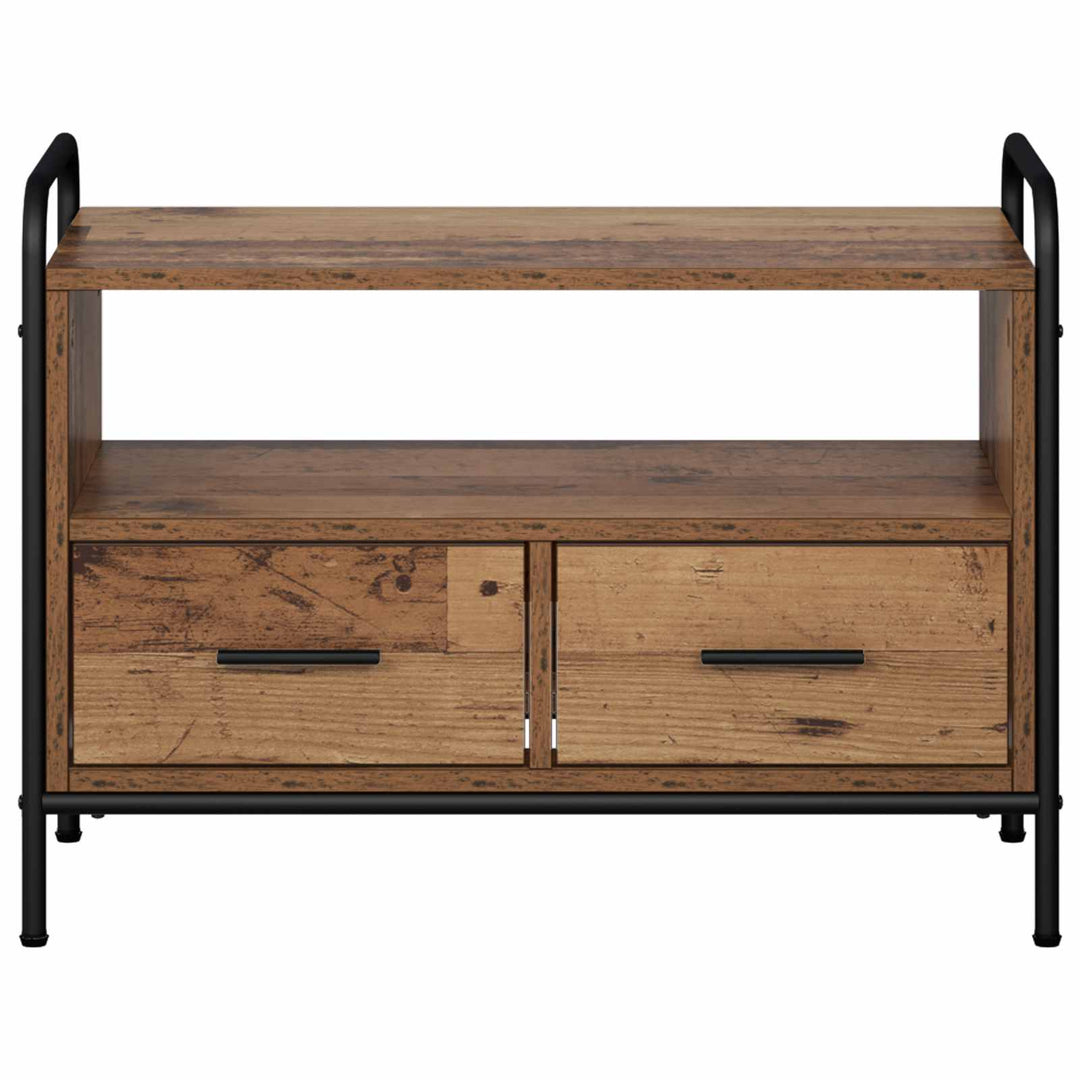 TV-skab 67,5 x 33 x 50 cm Gammelt træ Konstrueret træ