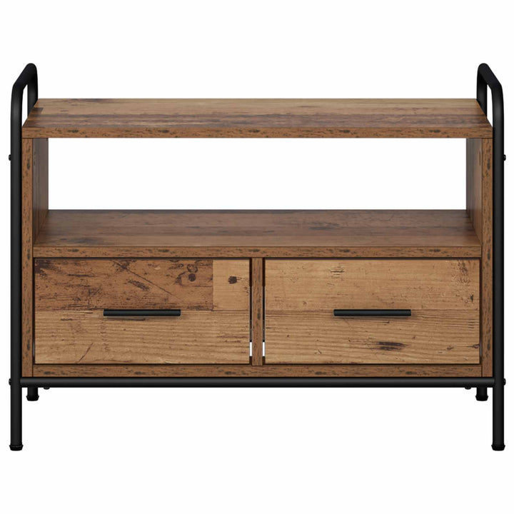 TV-skab 67,5 x 33 x 50 cm Gammelt træ Konstrueret træ