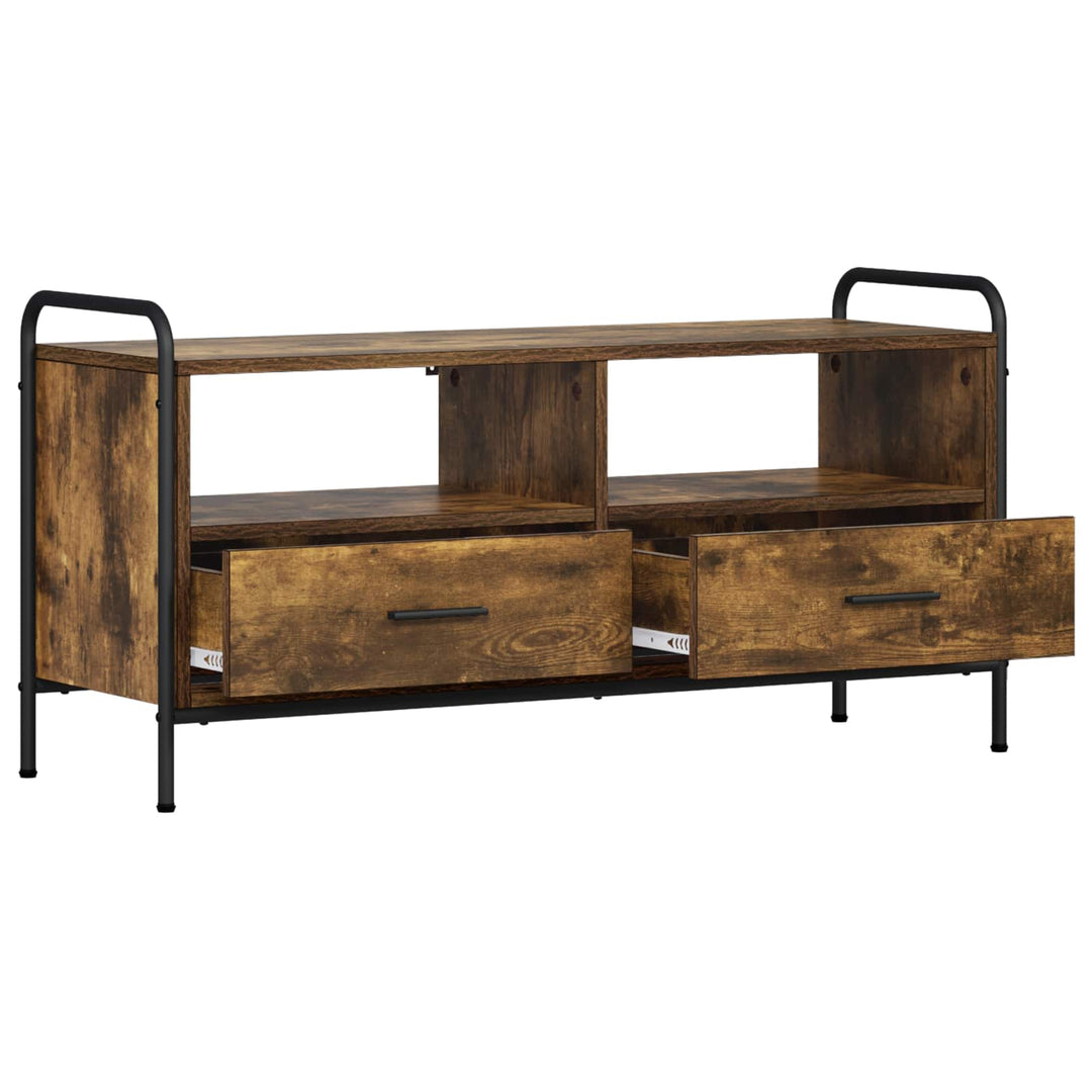 TV-skab 67,5 x 33 x 50 cm Røget eg Konstrueret træ