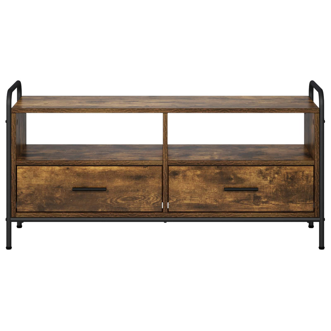 TV-skab 67,5 x 33 x 50 cm Røget eg Konstrueret træ