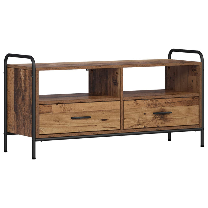 TV-skab 67,5 x 33 x 50 cm Gammelt træ Konstrueret træ