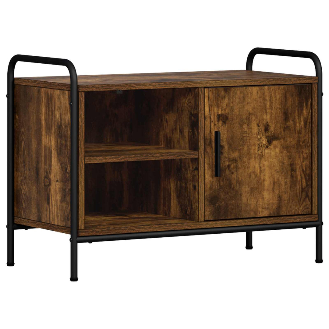 TV-skab 133 x 33 x 50 cm Røget eg Konstrueret træ