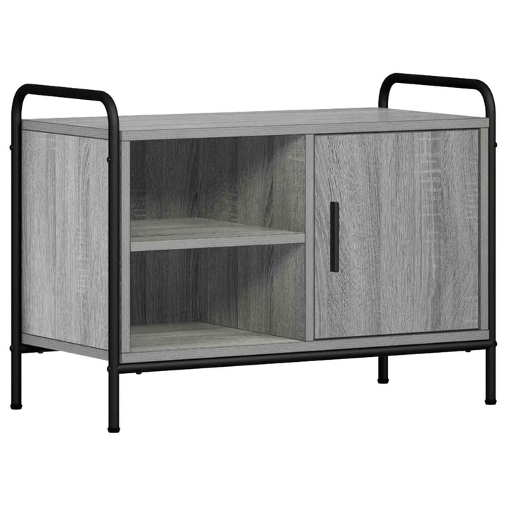 TV-skab 133 x 33 x 50 cm Grå Sonoma Konstrueret træ