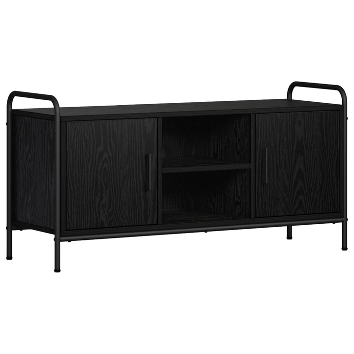 TV-skab 99 x 33 x 50 cm Sort eg Konstrueret træ