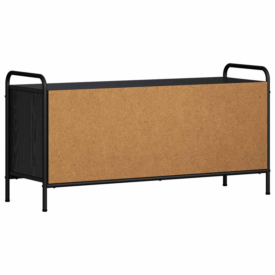 TV-skab 99 x 33 x 50 cm Sort eg Konstrueret træ
