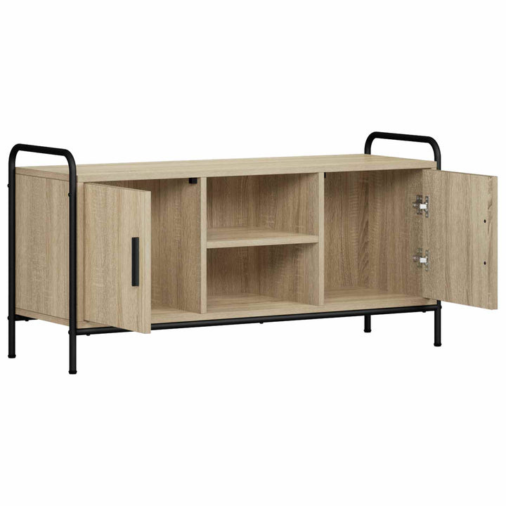 TV-skab 99 x 33 x 50 cm Sonoma-eg Konstrueret træ