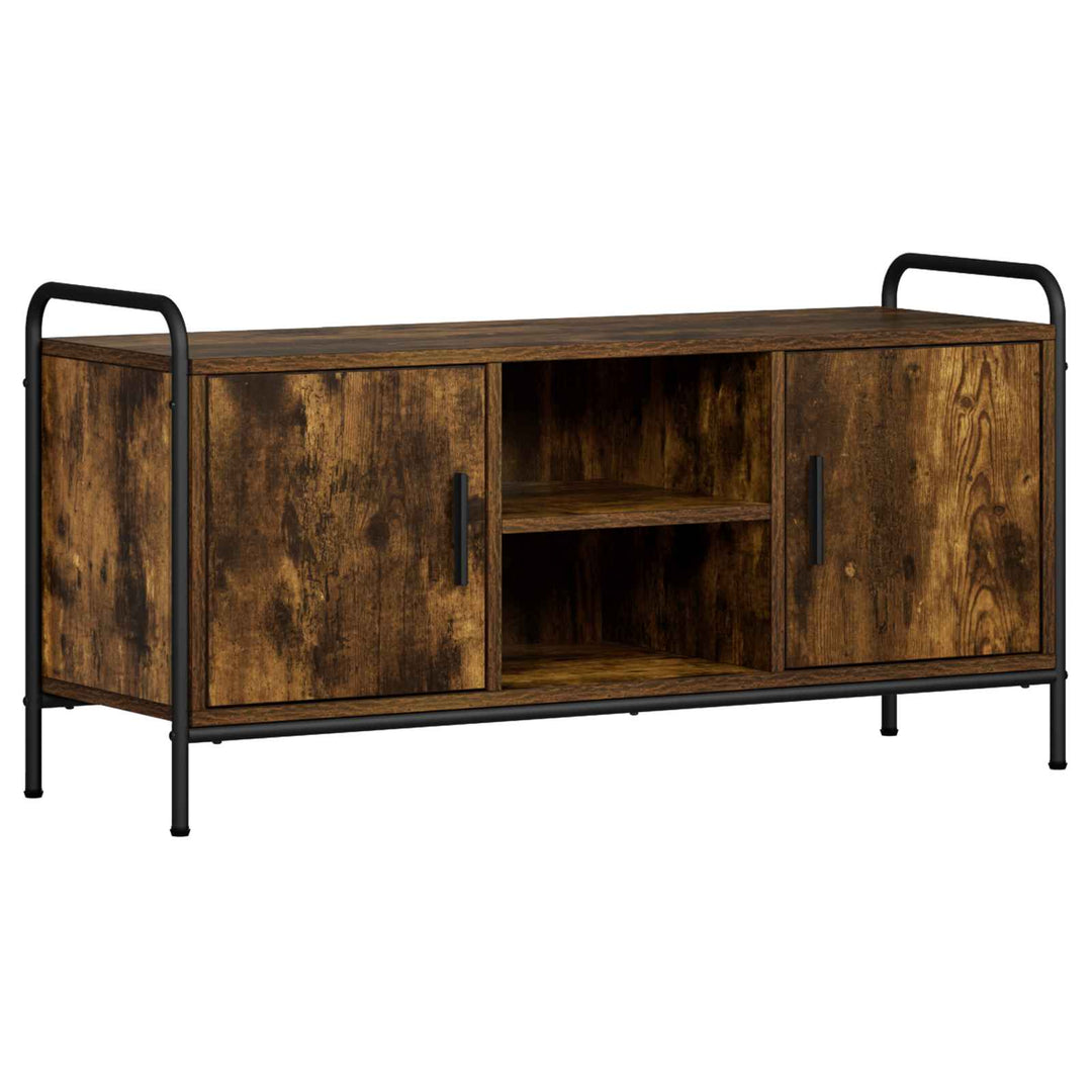 TV-skab 99 x 33 x 50 cm Røget eg Konstrueret træ