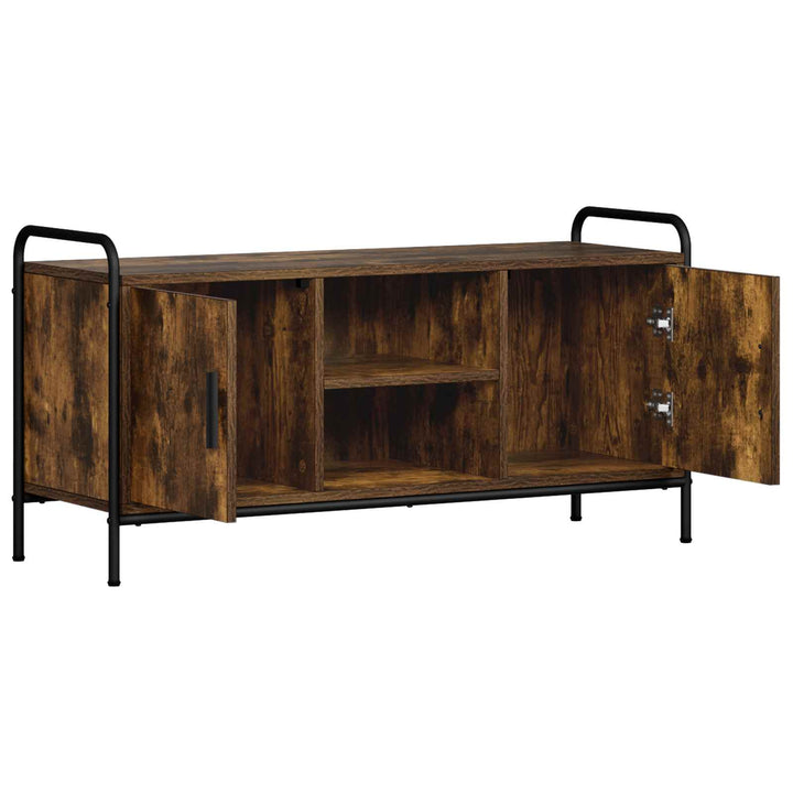 TV-skab 99 x 33 x 50 cm Røget eg Konstrueret træ