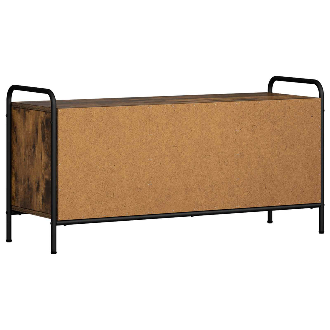 TV-skab 99 x 33 x 50 cm Røget eg Konstrueret træ