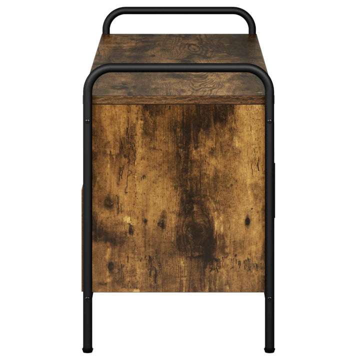 TV-skab 99 x 33 x 50 cm Røget eg Konstrueret træ