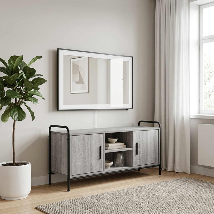 TV-skab 99 x 33 x 50 cm Grå Sonoma Konstrueret træ