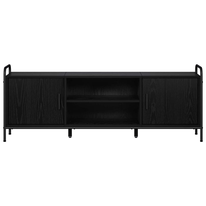TV-skab 133 x 33 x 50 cm Sort eg Konstrueret træ
