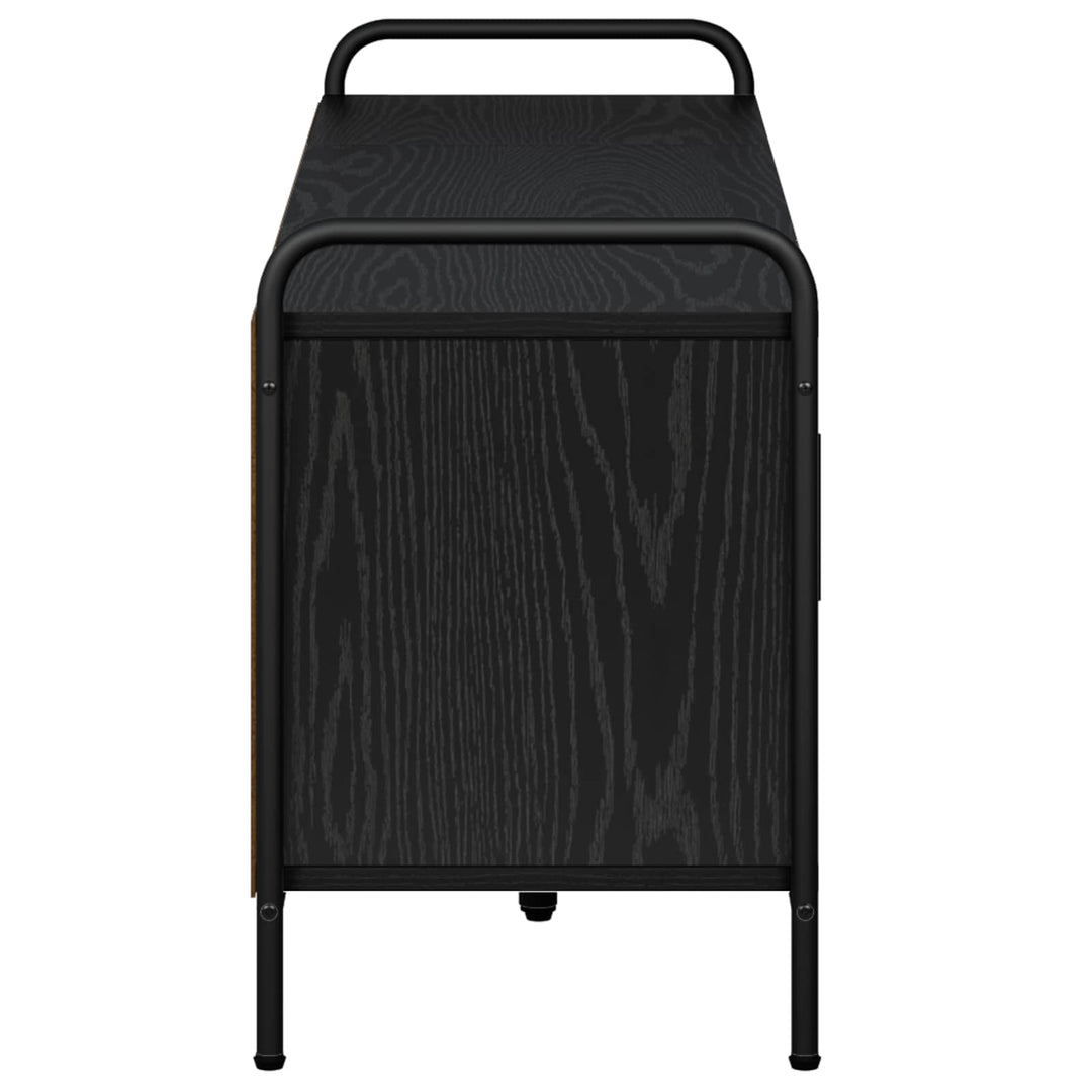 TV-skab 133 x 33 x 50 cm Sort eg Konstrueret træ