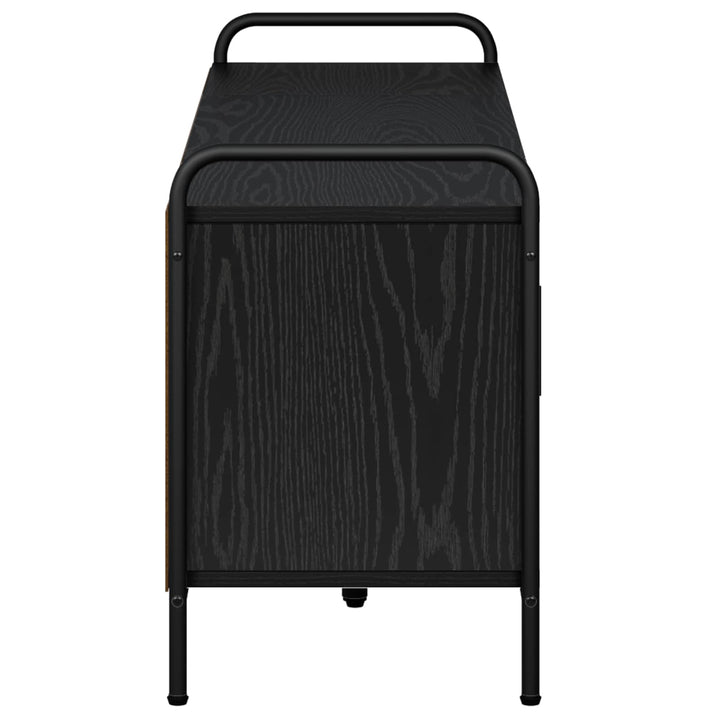 TV-skab 133 x 33 x 50 cm Sort eg Konstrueret træ
