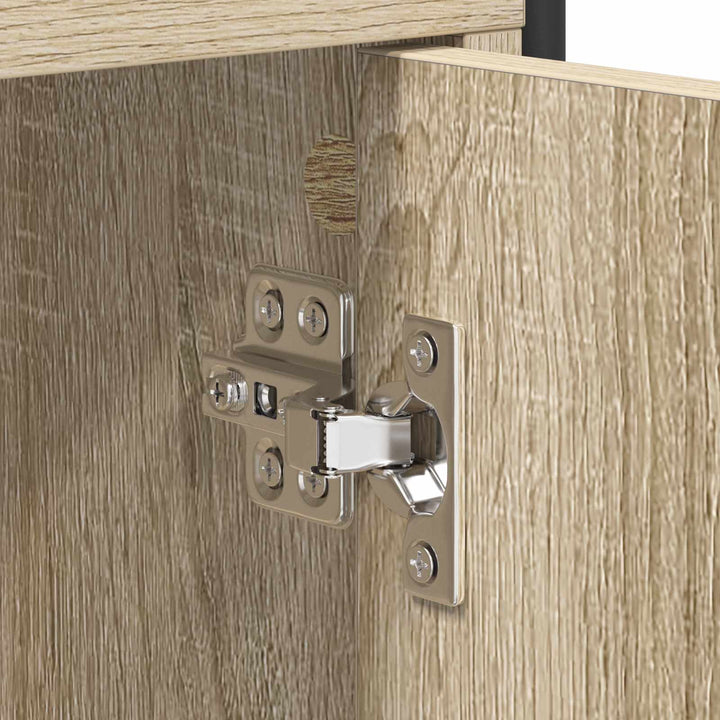 TV-skab 133 x 33 x 50 cm Sonoma-eg Konstrueret træ