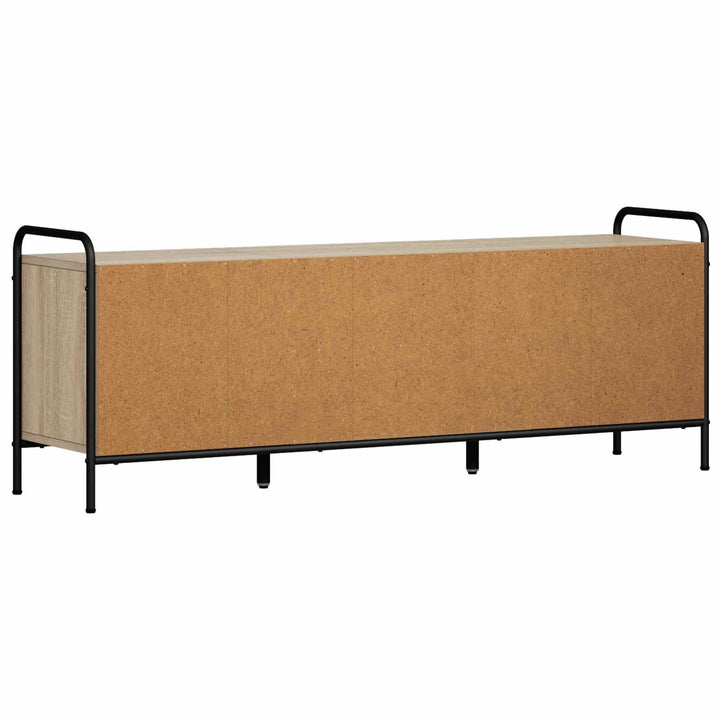 TV-skab 133 x 33 x 50 cm Sonoma-eg Konstrueret træ