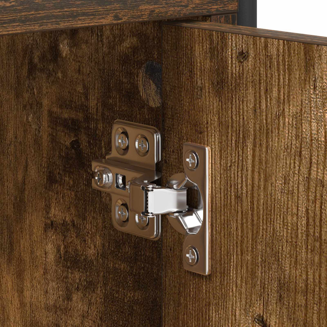 TV-skab 133 x 33 x 50 cm Røget eg Konstrueret træ