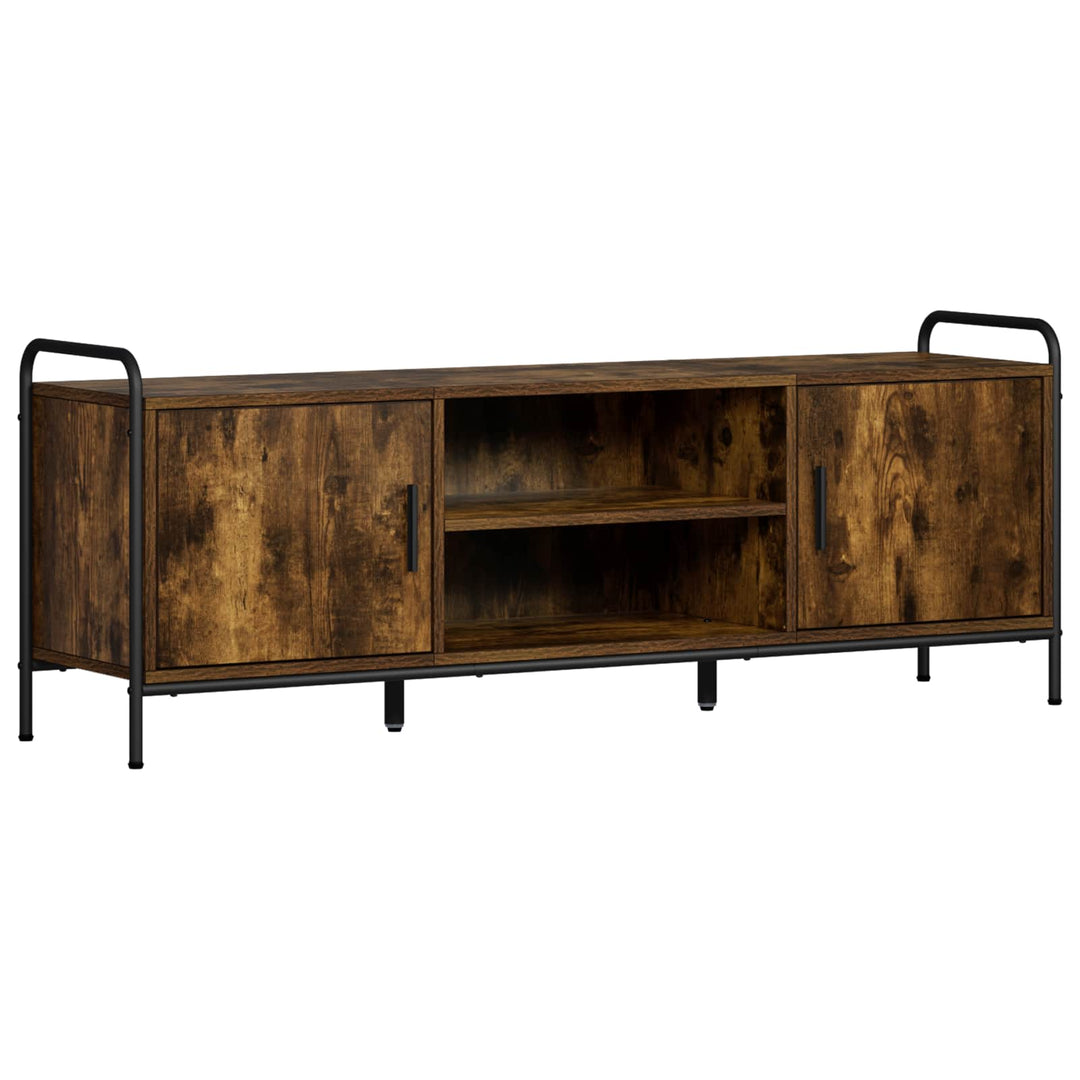 TV-skab 133 x 33 x 50 cm Røget eg Konstrueret træ