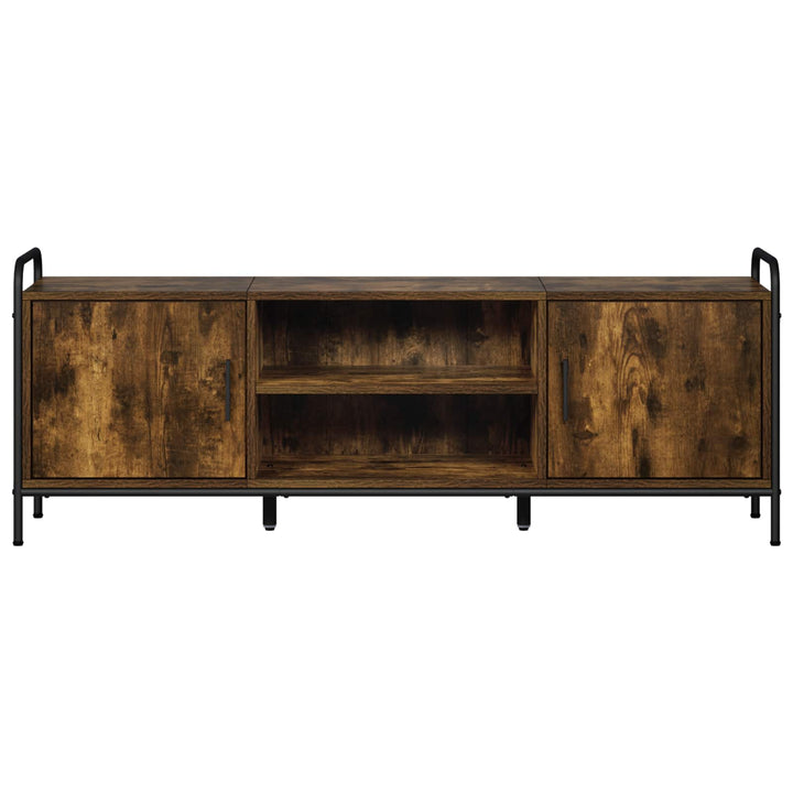 TV-skab 133 x 33 x 50 cm Røget eg Konstrueret træ