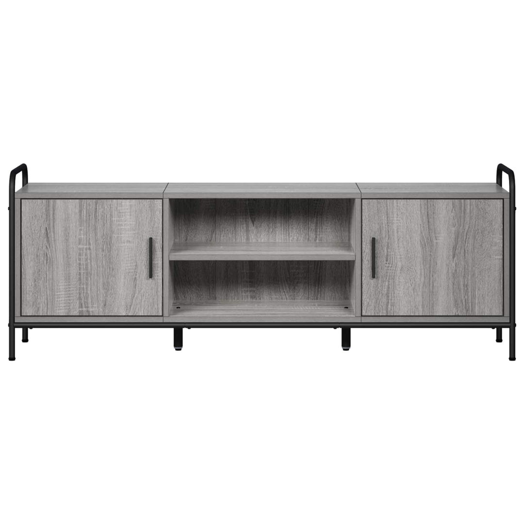 TV-skab 133 x 33 x 50 cm Grå Sonoma Konstrueret træ