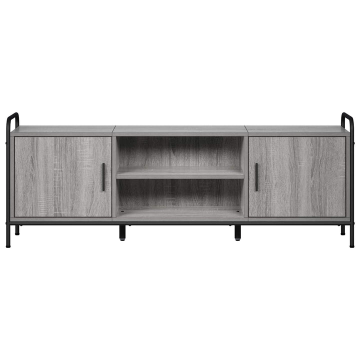 TV-skab 133 x 33 x 50 cm Grå Sonoma Konstrueret træ