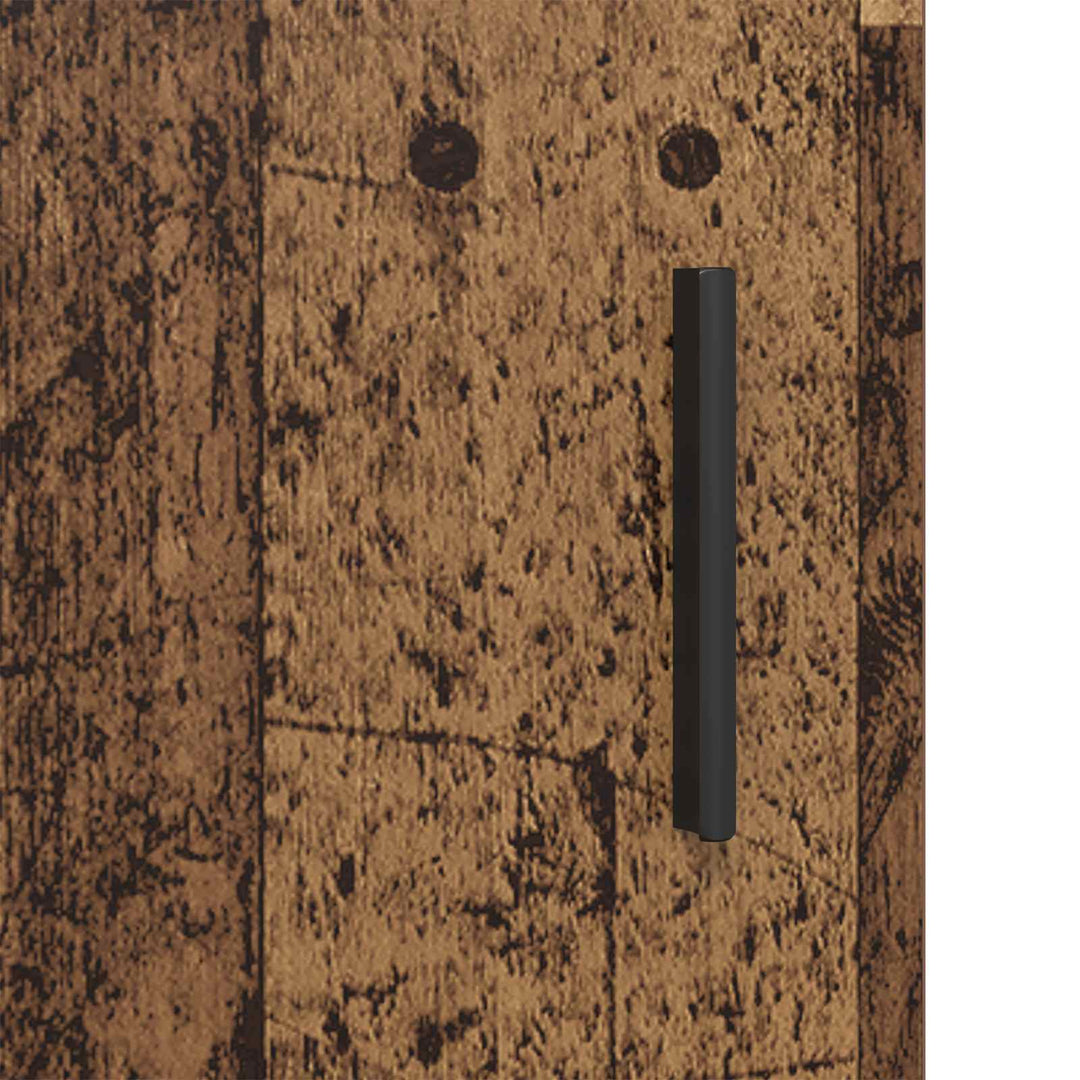 TV-skab 133 x 33 x 50 cm Gammelt træ Konstrueret træ