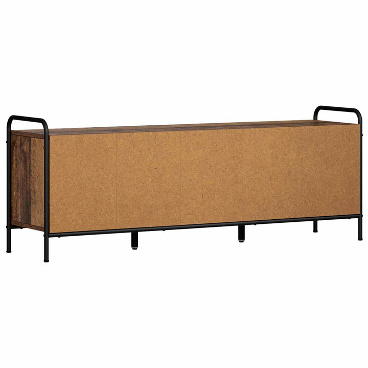 TV-skab 133 x 33 x 50 cm Gammelt træ Konstrueret træ