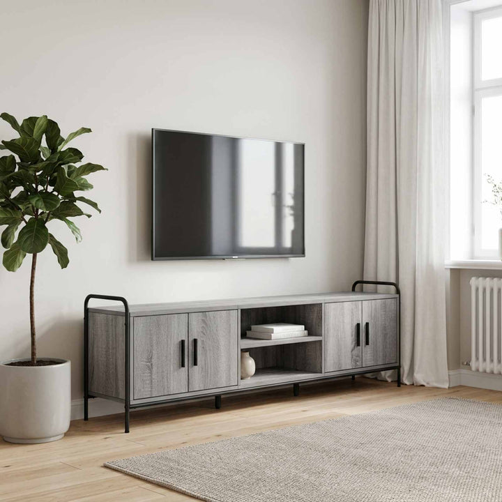 TV-skab 167,5 x 33 x 50 cm Grå Sonoma Konstrueret træ