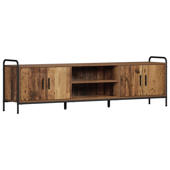 TV-skab 167,5 x 33 x 50 cm Gammelt træ Konstrueret træ