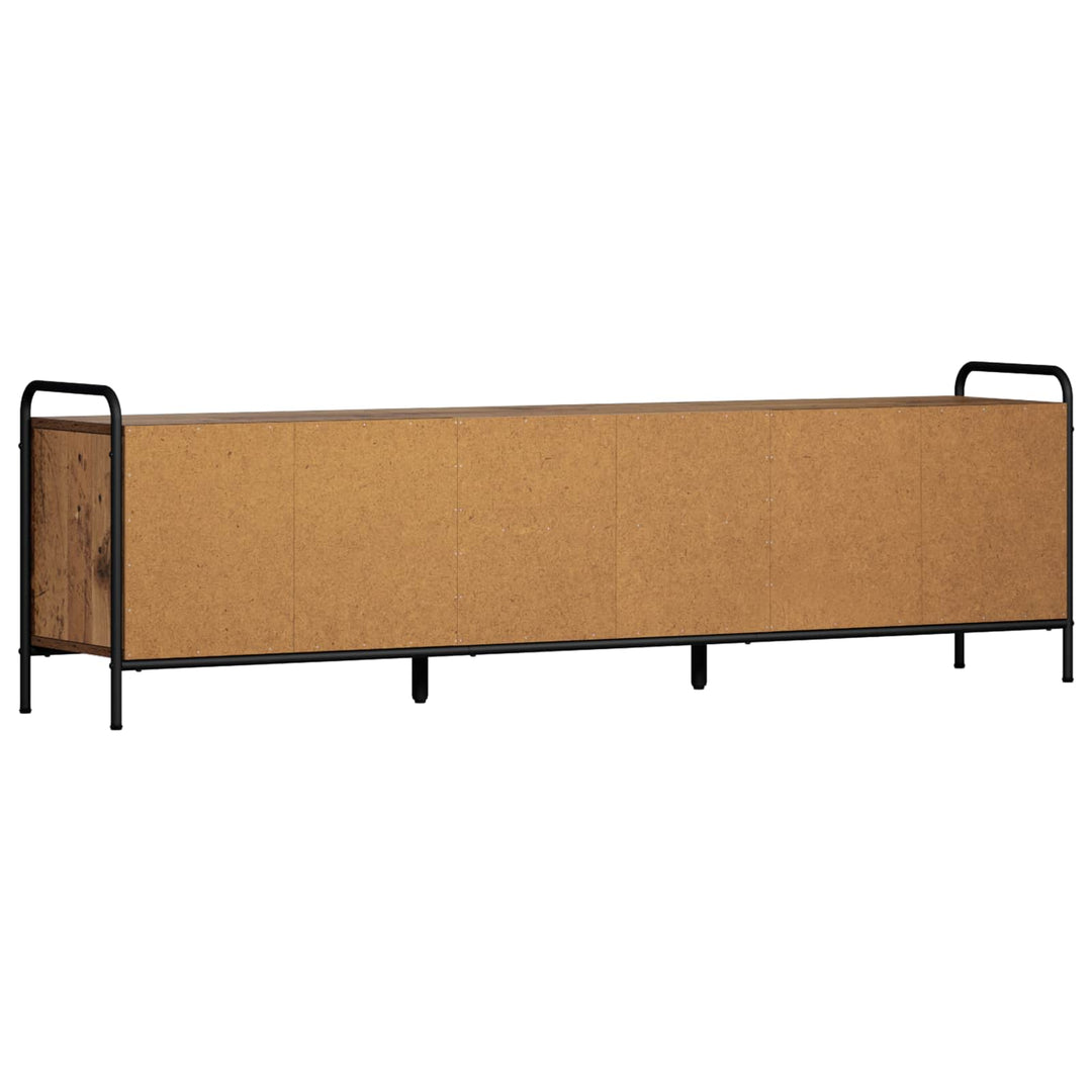 TV-skab 167,5 x 33 x 50 cm Gammelt træ Konstrueret træ