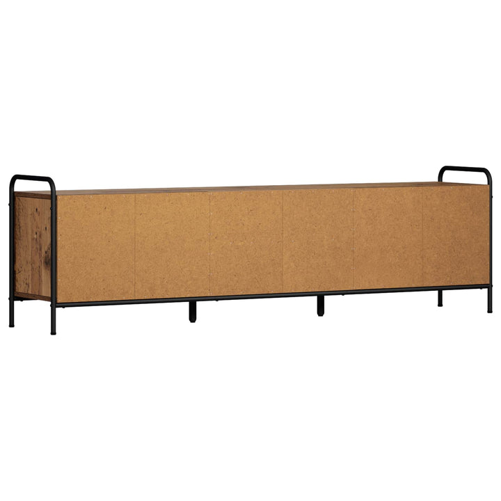 TV-skab 167,5 x 33 x 50 cm Gammelt træ Konstrueret træ