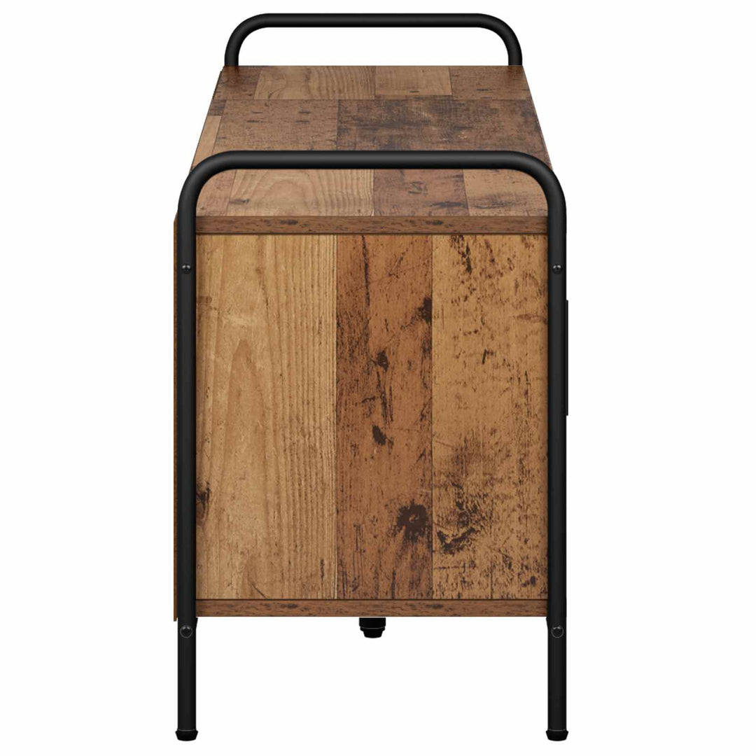 TV-skab 167,5 x 33 x 50 cm Gammelt træ Konstrueret træ